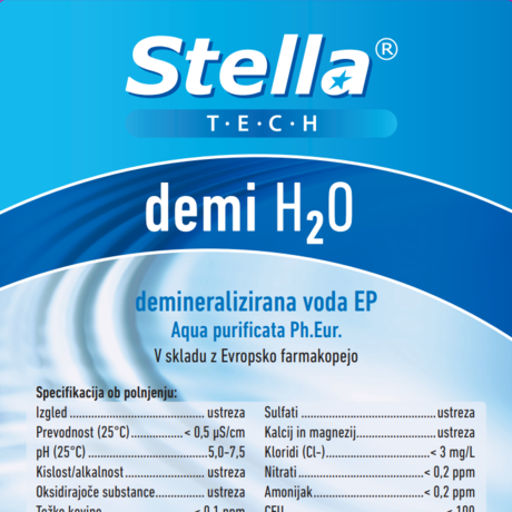 VODA DEMINERALIZIRANA EP